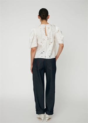 Festive bluse with bow White Stella Nova 